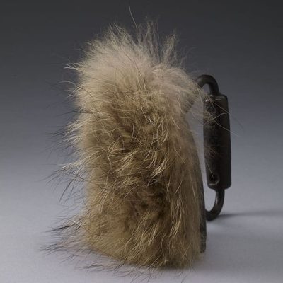 7. Kunstadt_PRESSING ON No. 85, antique sad iron, repurposed fox, scorched paper, 7 x 6 x 6 in, 2018