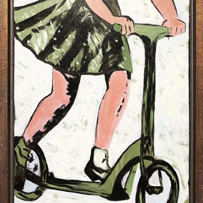 Bromley Girl on Scooter