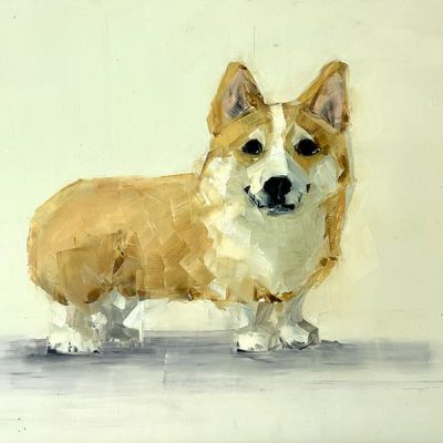 Corgi on Cream