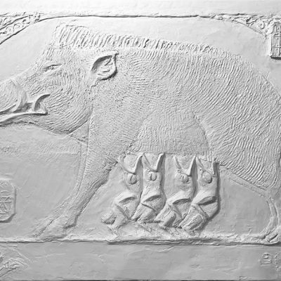 Ellen LeBow Great Boar Mother 24x30