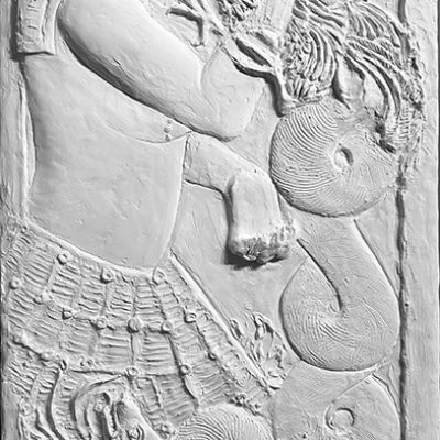 Ellen Lebow Sekhmet and the Basilisk 36x18