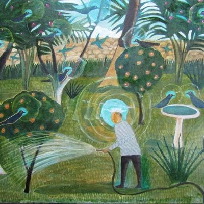 Walled Garden 36x48 2025